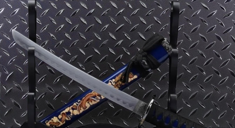 3-Piece Dragon Carbon Steel Katana Set