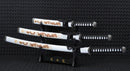 3-Piece Dragon Carbon Steel Katana Set