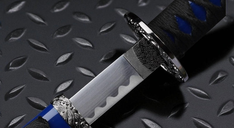 3-Piece Dragon Carbon Steel Katana Set