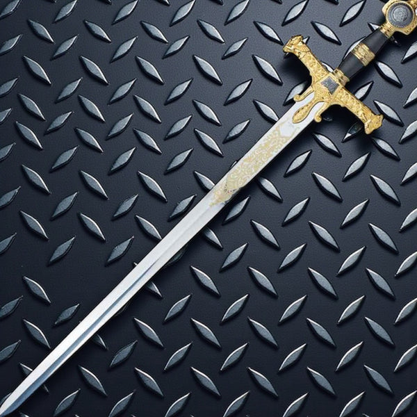 49” King Solomon Sword with Wall Plaque