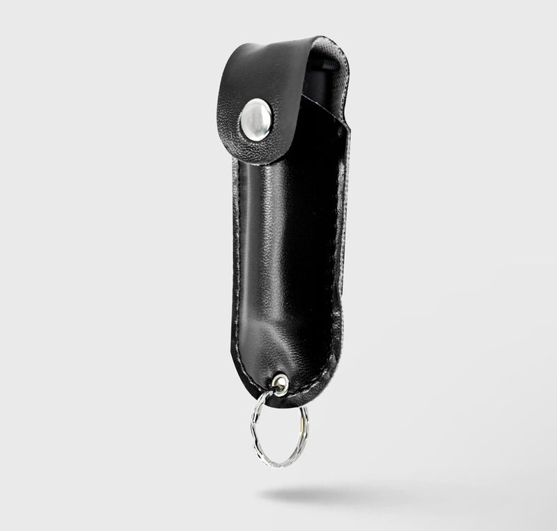 GUARD DOG SECURITY SOFT CASE PEPPER SPRAY WITH SOFT LEATHER CASE | 0.5 OZ KEYCHAIN READY