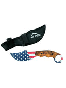 KC262UF American Flag Rocky Mountain Hunting Knife