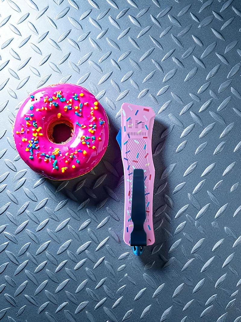Donut with Sprinkles OTF Knife Small size