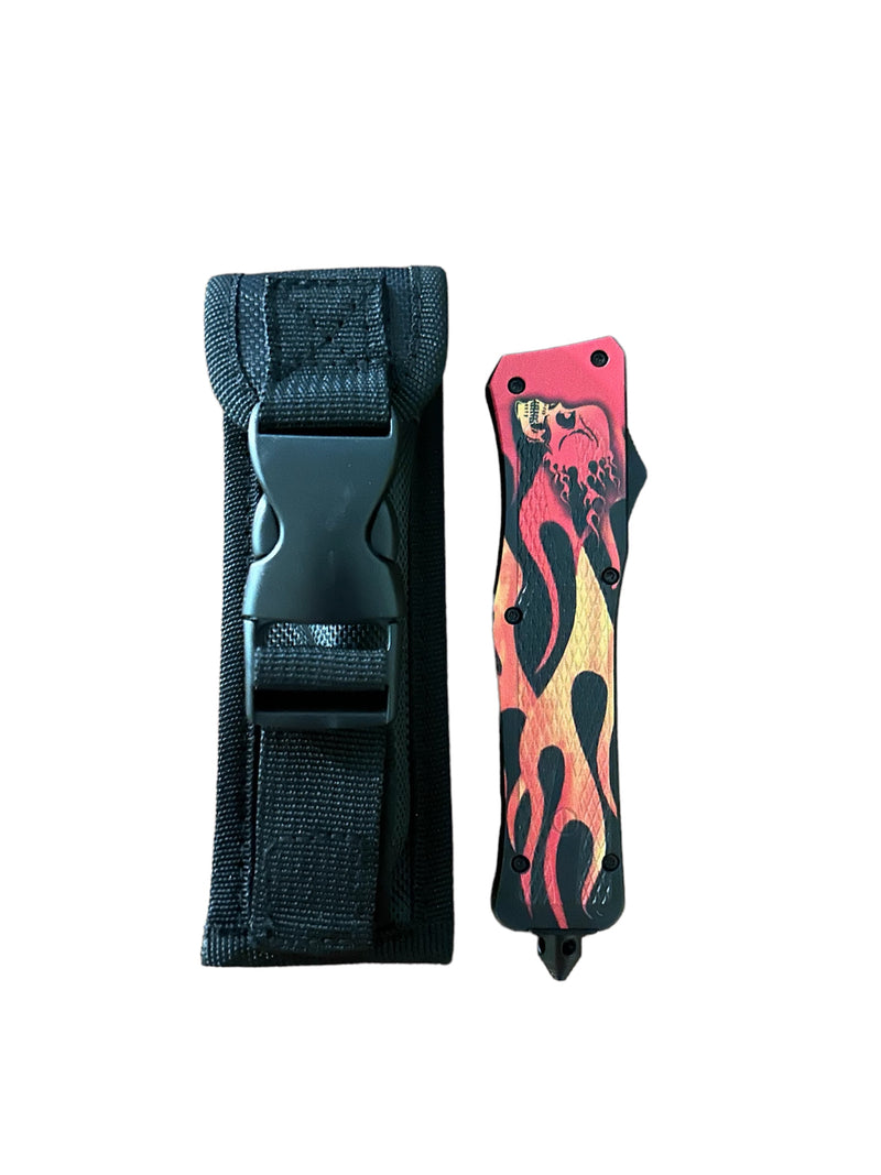 Large OTF Fire Skull AOF1911RS-BKDE