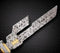 12” Stainless Steel Fantasy Sword with Chain