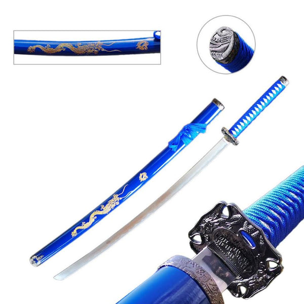 Blue Samurai Sword Katana