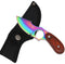 3.25" Rainbow Blade 3" Cola Wood Handle